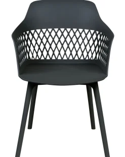 Beliani Tuoli Muovi Musta 2 Kpl Almira Cheap