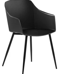 Beliani Tuoli Muovi Musta 2 Kpl Fonda Store