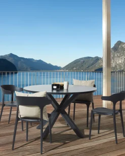 Beliani Tuoli Muovi Musta 4 Kpl Gubbio Hot