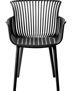 Beliani Tuoli Muovi Musta 4 Kpl Pesaro Cheap