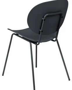 Beliani Tuoli Muovi Musta 2 Kpl Shonto Best