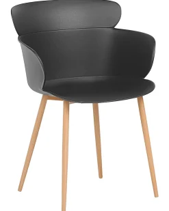 Beliani Tuoli Muovi Musta 2 Kpl Sumkley Discount