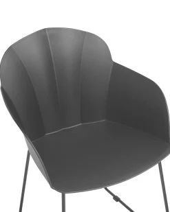 Beliani Tuoli Muovi Musta 2 Kpl Sylva Online