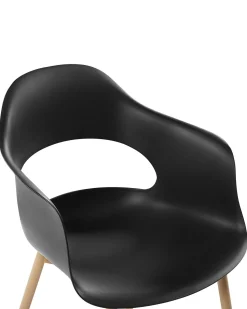 Beliani Tuoli Muovi Musta 2 Kpl Utica Cheap