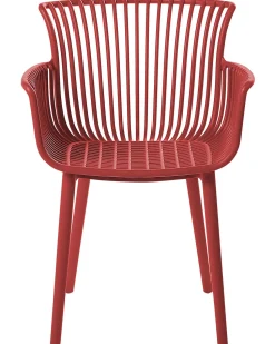 Beliani Tuoli Muovi Punainen 4 Kpl Pesaro Discount