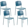 Beliani Tuoli Muovi Sininen 4 Kpl Astoria Store