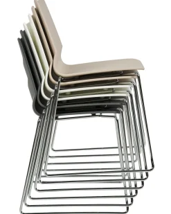 Beliani Tuoli Muovi Tummanharmaa 4 Kpl Hartley Cheap