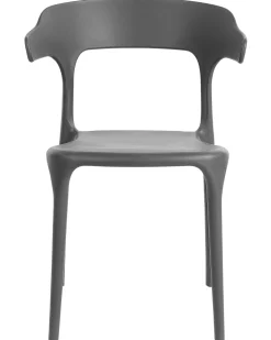 Beliani Tuoli Muovi Tummanharmaa 8 Kpl Gubbio Shop