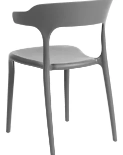 Beliani Tuoli Muovi Tummanharmaa 8 Kpl Gubbio Shop