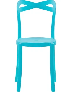 Beliani Tuoli Muovi Turkoosi 4 Kpl Camogli Cheap