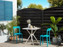 Beliani Tuoli Muovi Turkoosi 2 Kpl Camogli Store