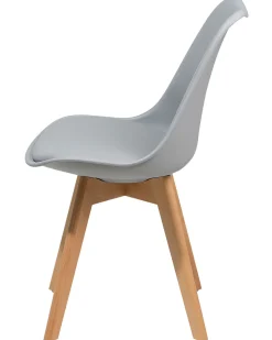 Beliani Tuoli Muovi Vaaleanharmaa 2 Kpl Dakota Ii Best Sale