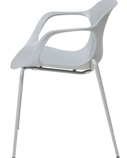 Beliani Tuoli Muovi Vaaleanharmaa 2 Kpl Elbert Hot