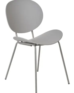 Beliani Tuoli Muovi Vaaleanharmaa 2 Kpl Shonto Outlet