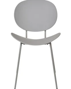 Beliani Tuoli Muovi Vaaleanharmaa 2 Kpl Shonto Outlet