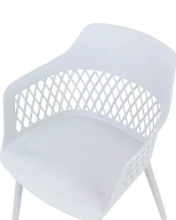 Beliani Tuoli Muovi Vaaleanharmaa 2 Kpl Almira Best Sale