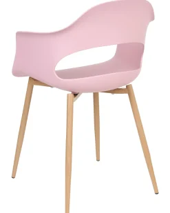 Beliani Tuoli Muovi Vaaleanpunainen 2 Kpl Utica Cheap