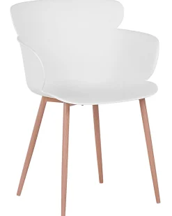 Beliani Tuoli Muovi Valkoinen 2 Kpl Sumkley Online