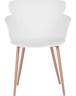 Beliani Tuoli Muovi Valkoinen 2 Kpl Sumkley Online