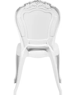 Beliani Tuoli Muovi Valkoinen 2 Kpl Vermont Hot