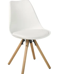 Beliani Tuoli Muovi Valkoinen 2 Kpl Dakota Sale