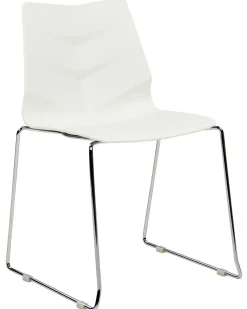 Beliani Tuoli Muovi Valkoinen 4 Kpl Hartley Cheap