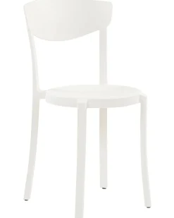 Beliani Tuoli Muovi Valkoinen 4 Kpl Vieste Cheap