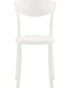 Beliani Tuoli Muovi Valkoinen 4 Kpl Vieste Cheap