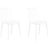 Beliani Tuoli Muovi Valkoinen 2 Kpl Ventnor Online