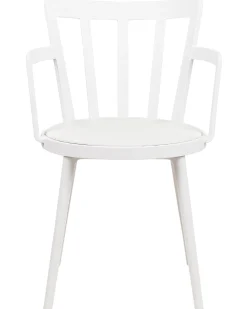 Beliani Tuoli Muovi Valkoinen 4 Kpl Morill Best Sale