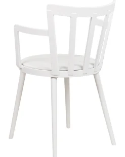 Beliani Tuoli Muovi Valkoinen 4 Kpl Morill Best Sale