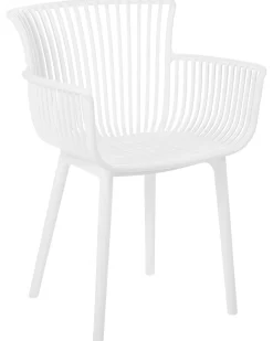 Beliani Tuoli Muovi Valkoinen 4 Kpl Pesaro Cheap