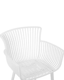 Beliani Tuoli Muovi Valkoinen 4 Kpl Pesaro Cheap