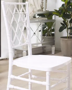 Beliani Tuoli Muovi Valkoinen 2 Kpl Clarion Outlet