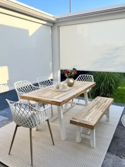 Beliani Tuoli Muovi Valkoinen 2 Kpl Nashua Outlet