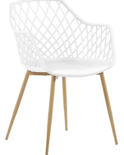 Beliani Tuoli Muovi Valkoinen 2 Kpl Nashua Outlet