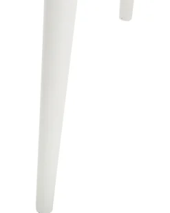 Beliani Tuoli Muovi Valkoinen Morgan Fashion