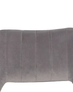 Beliani Tuoli Sametti Harmaa 2 Kpl Ansley Flash Sale