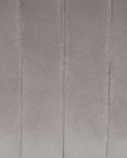 Beliani Tuoli Sametti Harmaa 2 Kpl Sanilac Hot