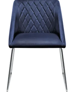 Beliani Tuoli Sametti Laivastonsininen 2 Kpl Arcata Outlet