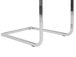 Beliani Tuoli Sametti Musta 2 Kpl Rockford Sale