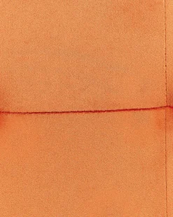 Beliani Tuoli Sametti Oranssi 2 Kpl Jasmin Best