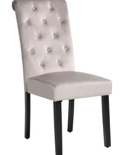 Beliani Tuoli Sametti Ruskeanharmaa 2 Kpl Velva Ii Flash Sale