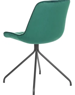 Beliani Tuoli Sametti Smaragdinvihrea 2 Kpl Navasota Cheap