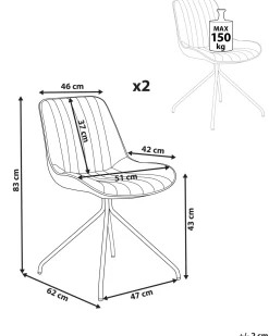 Beliani Tuoli Sametti Smaragdinvihrea 2 Kpl Navasota Cheap
