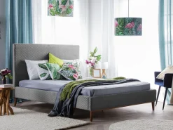 Beliani Tuoli Sametti Tummansininen 2 Kpl Jasmin New