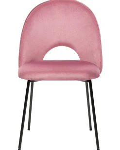 Beliani Tuoli Sametti Vaaleanpunainen 2 Kpl Covelo Fashion