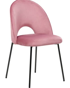 Beliani Tuoli Sametti Vaaleanpunainen 2 Kpl Covelo Fashion