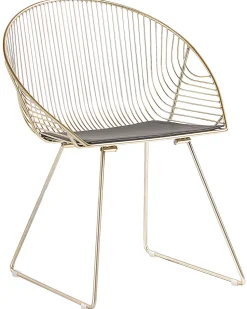 Beliani Tuoli Teras Kulta 2 Kpl Aurora Fashion