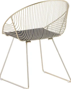 Beliani Tuoli Teras Kulta 2 Kpl Aurora Fashion